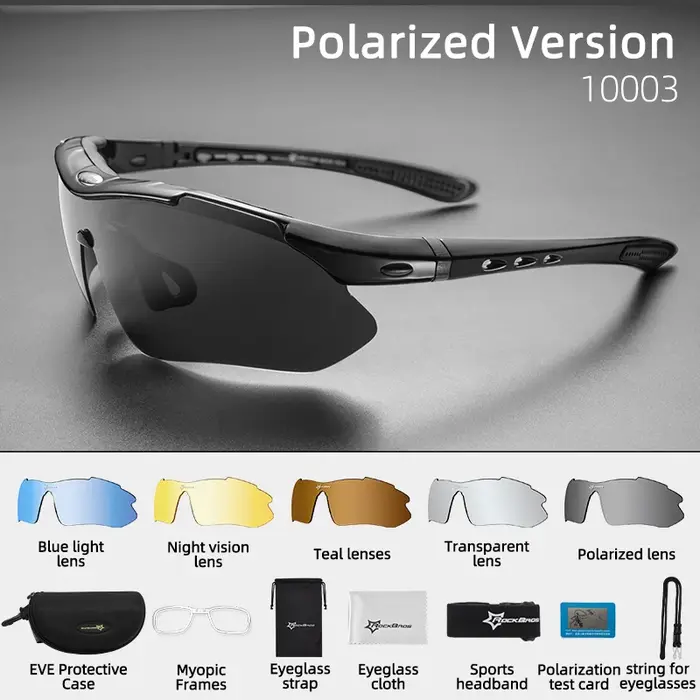 ROCKBROS cyclisme lunettes polarisées vélo