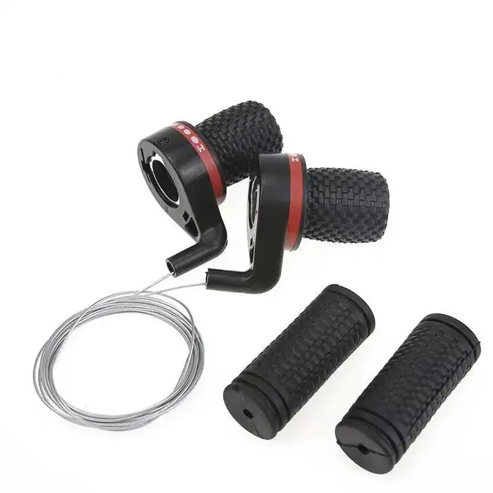 1 Paire de Leviers de Vitesse Torsionnels pour Vélo, VTT, Vélo de Route, Poignées Intégrées DIP, Piè