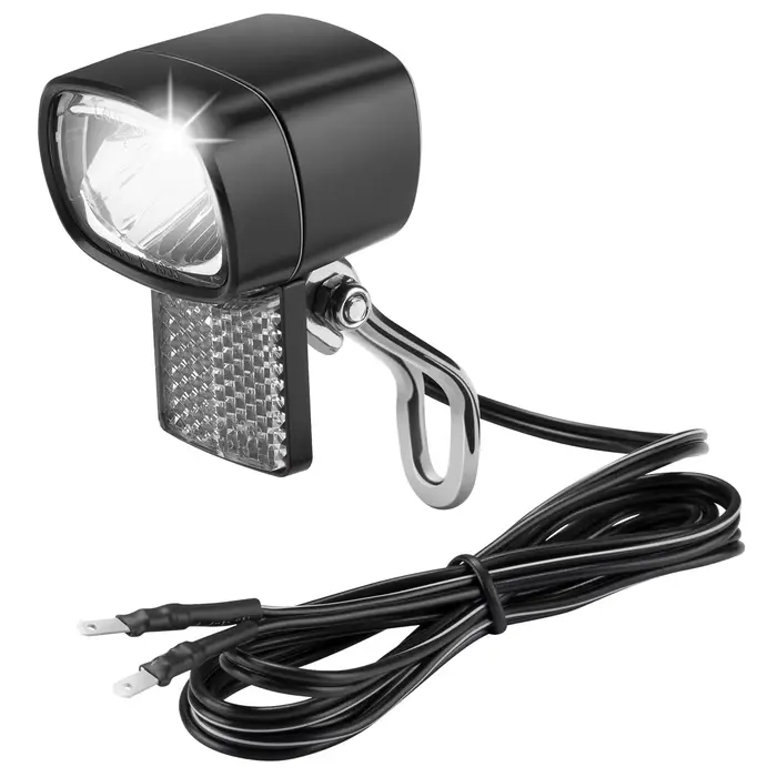 Phare avant Dynamo pour vélo électrique 36V 48V 52V 30-120 LUX avec ampoule LED étanche pour vélos é