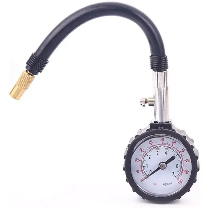 Manomètre de pression des pneus 100 PSI, meilleur jauge de pression d'air robuste et précise pour vo