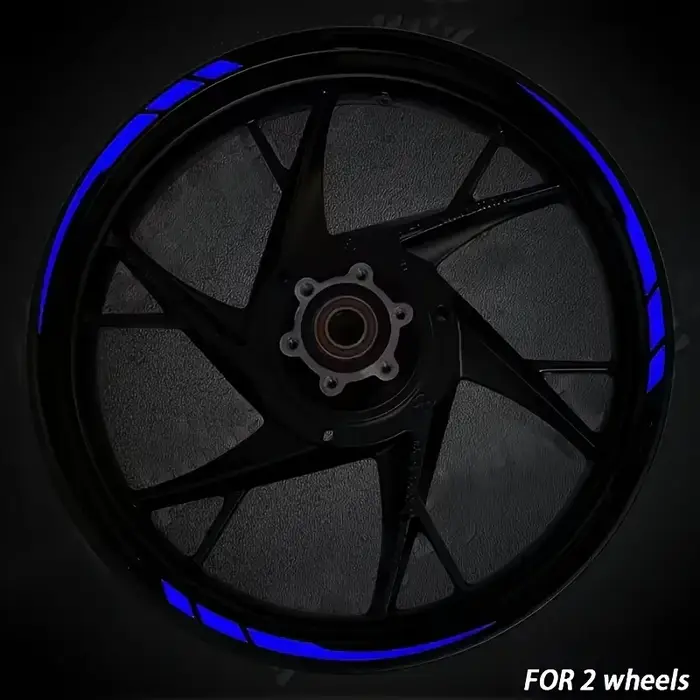 13 autocollants amovibles en vinyle pour roues de vélo, pour voiture et moto