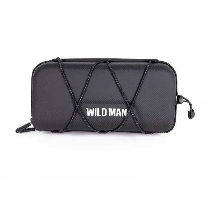 WILD MAN – sac de guidon de vélo, coque rigide EVA, pochette étanche pour tube avant avec sangle tra