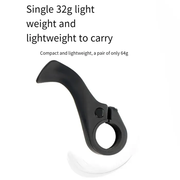 Embouts de barre de vélo ergonomiques poignées de pouce de guidon