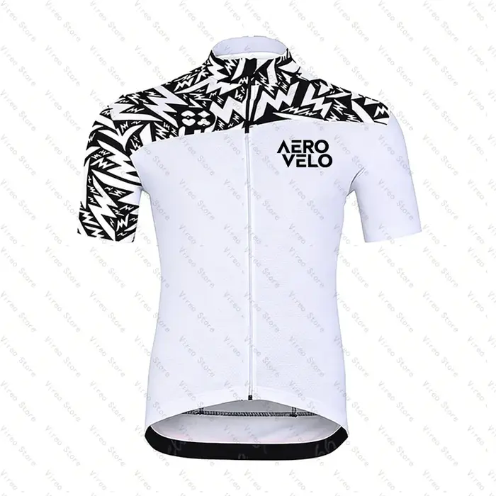Vêtements de cyclisme d'entraînement pour équipe sportive AERO VELO, respirants, manches courtes, ma