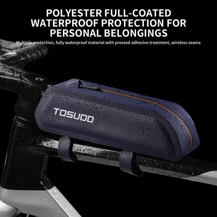 TOSUOD – sac de vélo imperméable pour tube supérieur