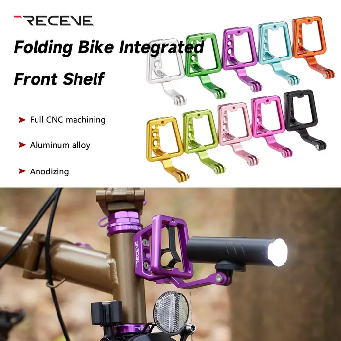 Support de porte-sac avant pliable pour vélo