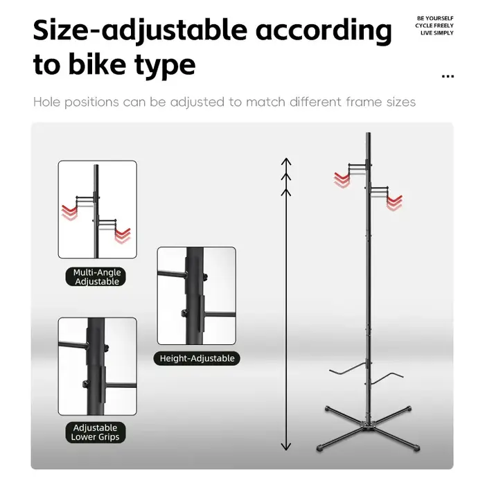 Support de vélo vertical WEST BIKING pour garage