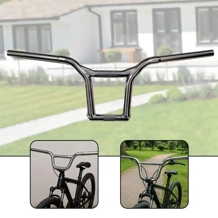 Guidon de vélo tout-terrain, poignée confortable, barre élégante, pièce de rechange pour la réparation et l'entretien des accessoires de cyclisme