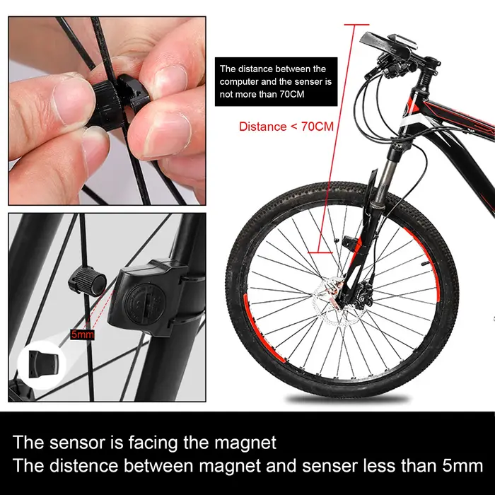 Compteur de vélo sans fil