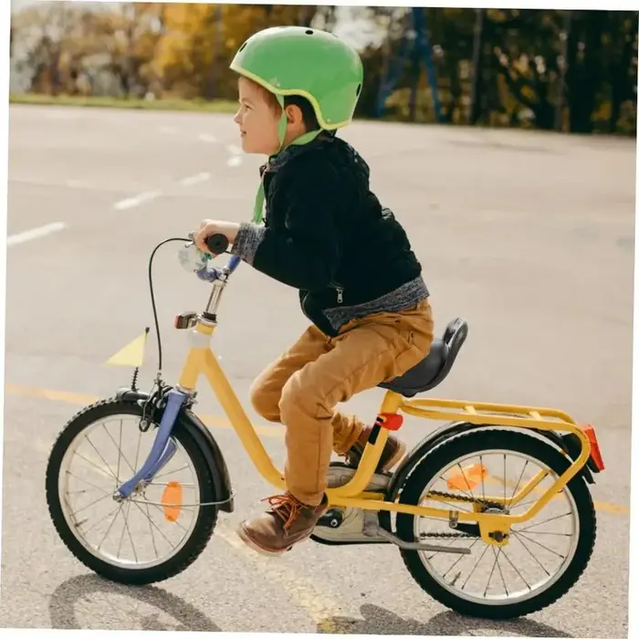 Siège de vélo pour enfant en cuir PU