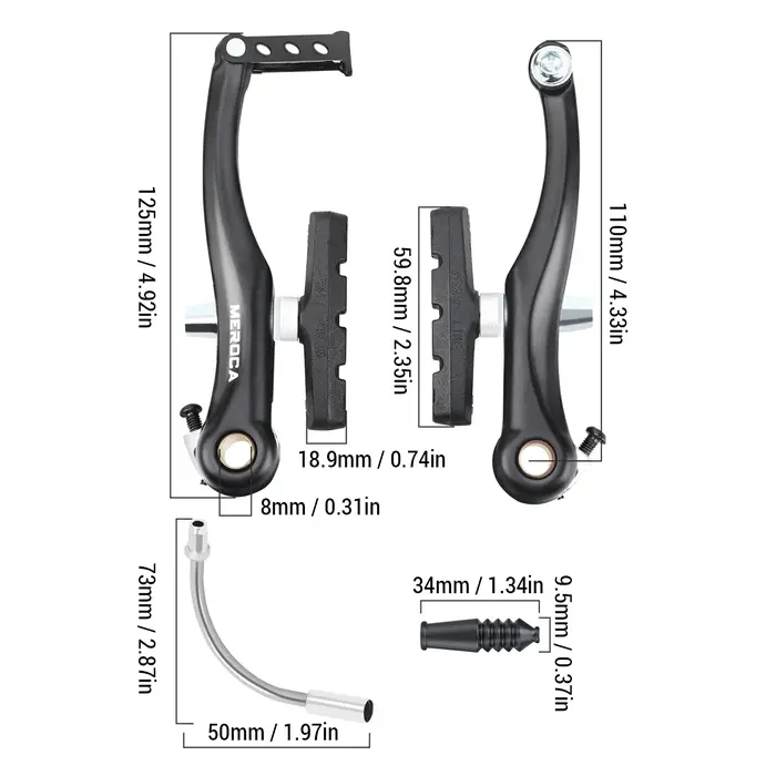 Jeu de freins en V pour vélo de montagne