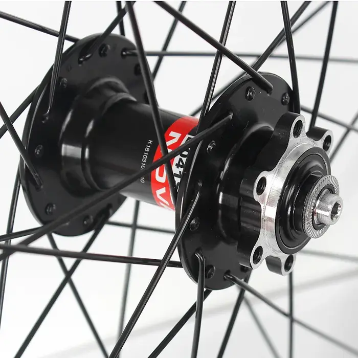 Jeu de roues de vélo de montagne Novatec 26 pouces D041/D042 4 roulements 7-11 vitesses 32H Frein à disque en alliage d'aluminium