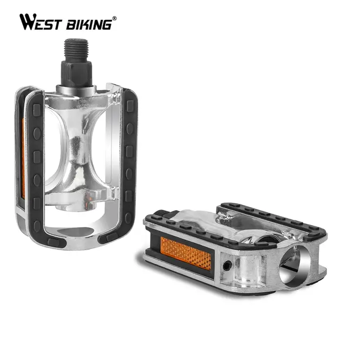 WEST BIKING – pédales de vélo ultralégères antidérapantes en alliage d'aluminium, diamètre de fileta