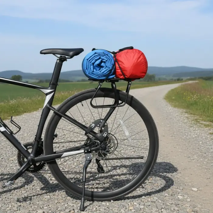 Porte-bagages arrière de vélo en alliage d'aluminium
