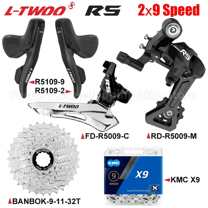 Groupe de dérailleur de vélo de route R5
