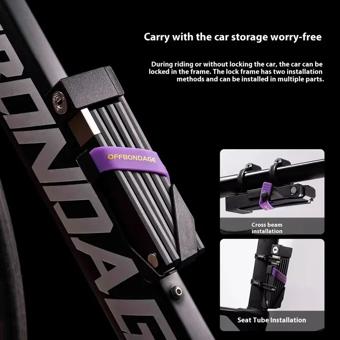 OFFBONDAGE vélo pliant serrure sécurité Durable antivol Scooter vtt route