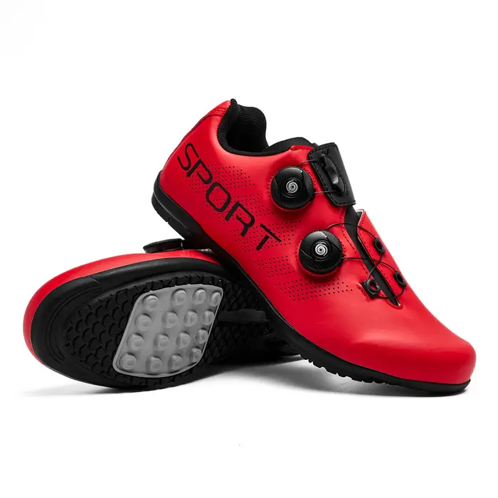 Chaussures de cyclisme respirantes à l'offre elles en caoutchouc