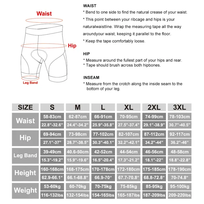 X-TIGER sous-vêtements de cyclisme 5D Gel Pad respirant antidérapant hommes vélo Shorts antichoc vél