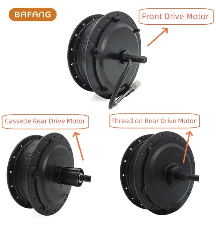 Bafang-Moteur de moyeu à engrenages sans balais pour vélo électrique