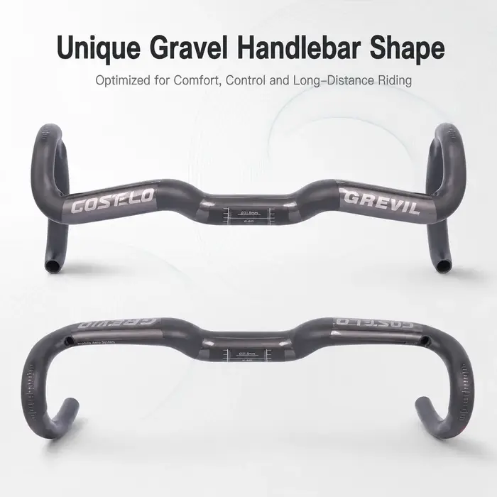 Guidon de vélo de gravier en carbone GREVIL T1000