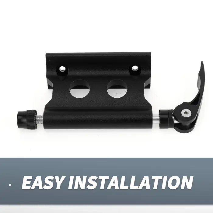 X Autohaux 1 pièce support de montage de fourche de vélo universel à dégagement rapide Portable en alliage d'aluminium noir