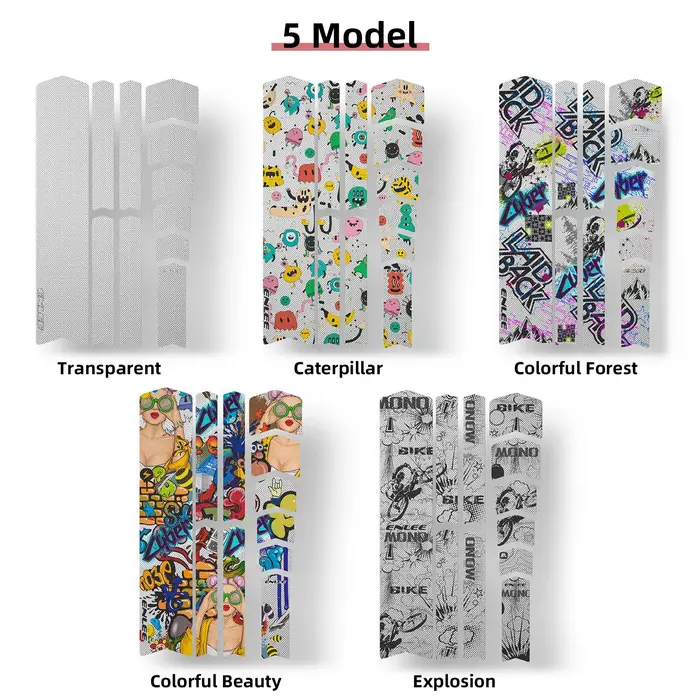 Protecteur de cadre de vélo 3D en PVC léger