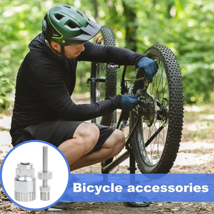 Outil de manivelle de pédalier de vélo avec tige de fixation anti-chute, outil de vélo pour garage, atelier, maison, sentier, parc, route, course, tour
