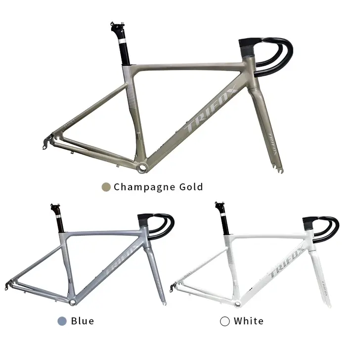Cadre de vélo TRIFOX 700C en alliage d'aluminium 6061 léger