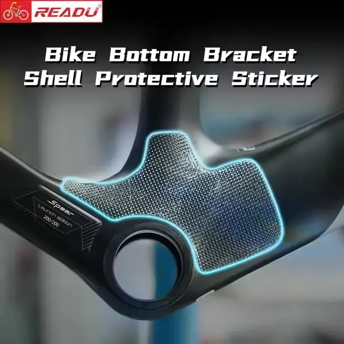 Autocollant de protection de coque de support inférieur de vélo