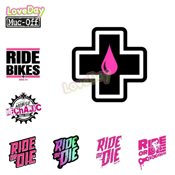 Autocollants de vélo RIDE OR DIE