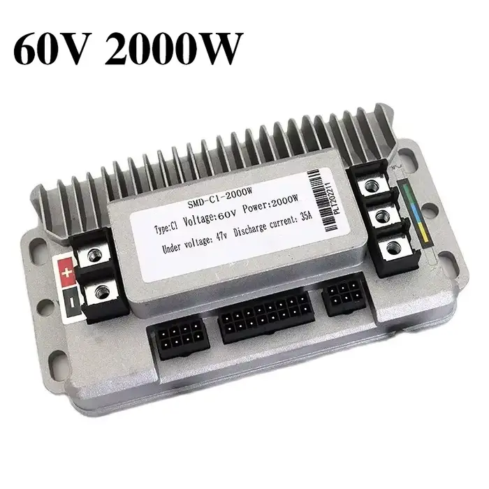 Contrôleur de moteur sans balais à onde sinusoïdale 60V 2000W, contrôleur de vitesse pour Scooter él