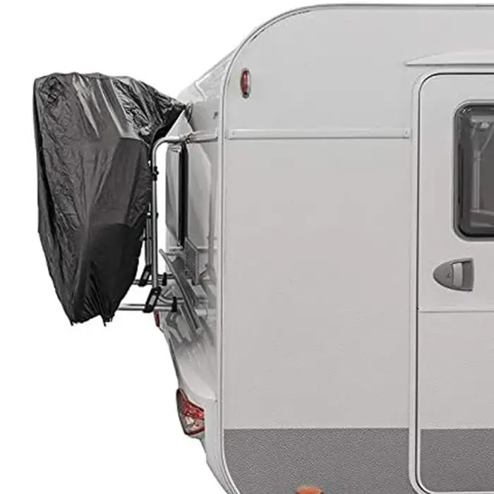 Housse de vélo universelle pour caravane, fixation arrière, 210D Oxford, imperméable, anti-poussière, pour camping-car, caravane, fourgonnette