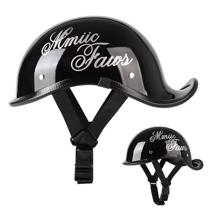 Demi-casque rétro pour moto