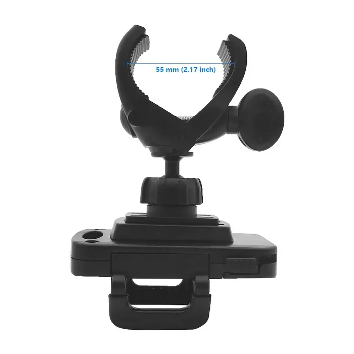 Xnyocn-Support universel de téléphone pour vélo et moto, socle rotatif à 360 degrés, avec pince, pour smartphone