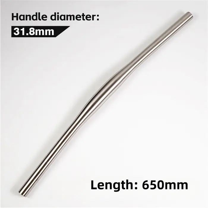 Guidon de vélo en titane en forme d'hirondelle, accessoires de vélo, Ti Bike Riser Falt, guidon, 25.