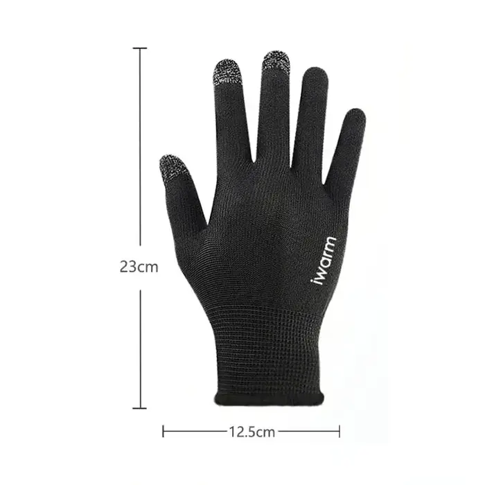 Gants chauds d'hiver coupe-vent