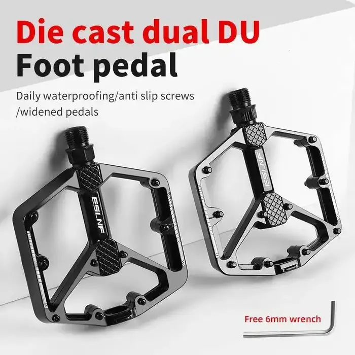 Pédales de vélo ESLNF en alliage d'aluminium
