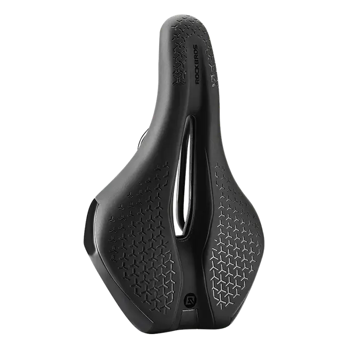 Selle de vélo ROCKBROS respirante et creuse pour VTT et route, antichoc, légère, en cuir PU premium