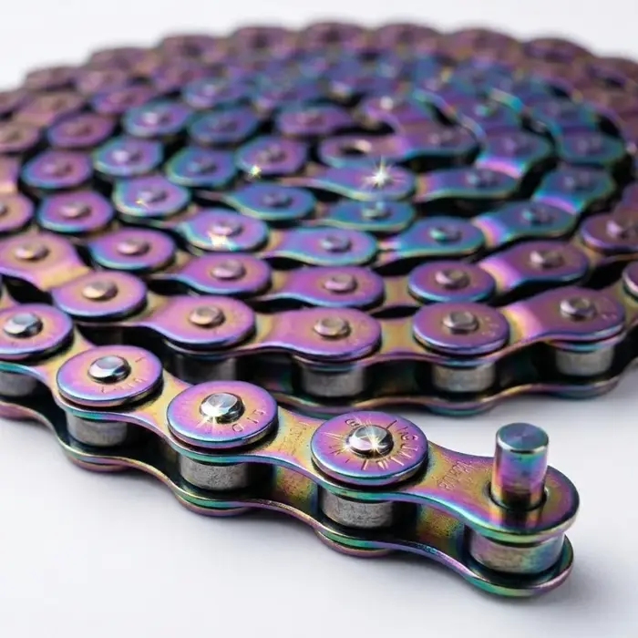Chaîne monovitesse demi-chaîne 1/2x1/8 pouce 100 maillons haute résistance pour BMX