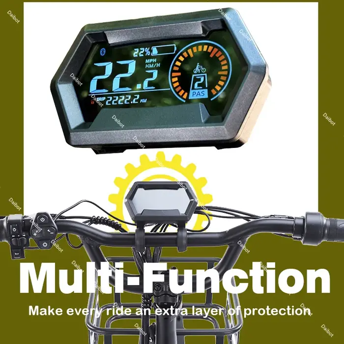 Vélo électrique pliable léger à 3 roues 350W 48V avec panier