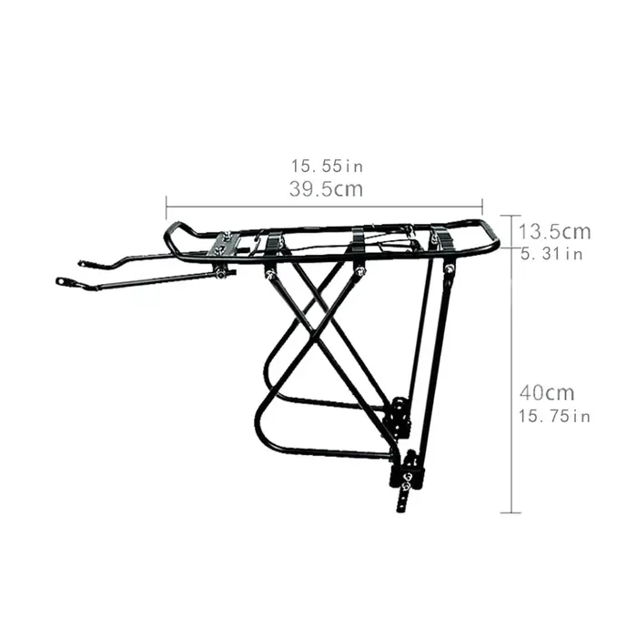 Porte-bagages arrière pour vélo de route