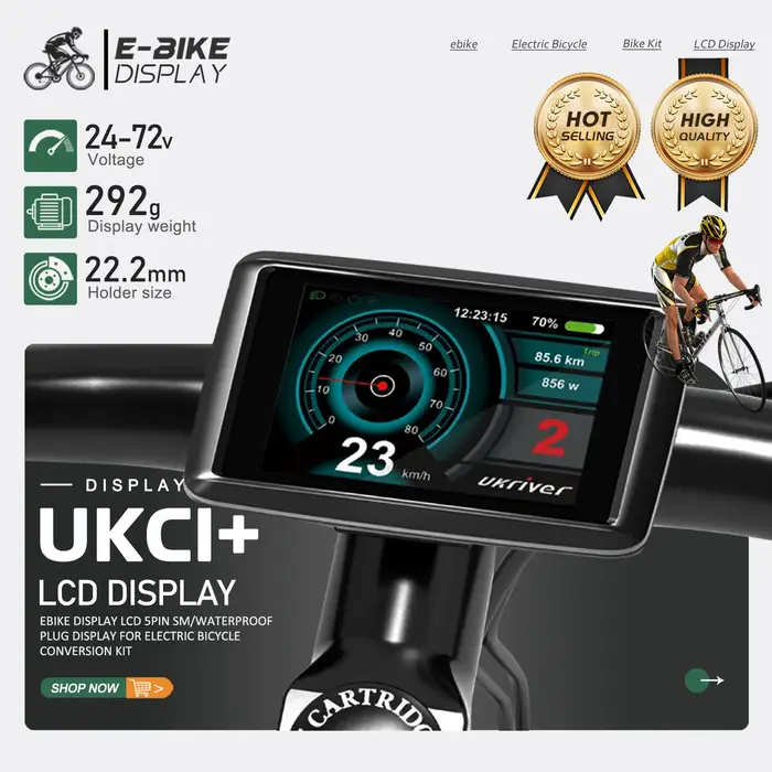 Vélo électrique UKC1+ avec écran couleur