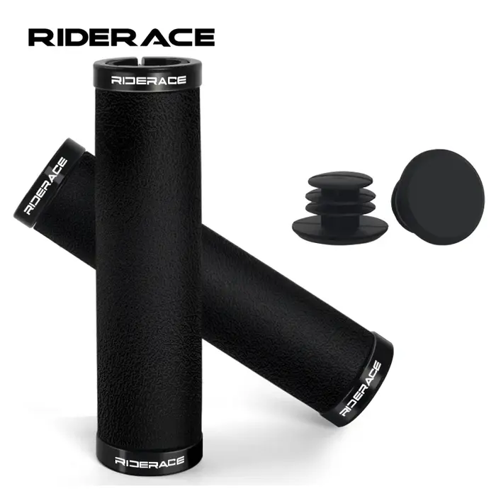 Poignées de vélo manchettes vtt housse de guidon de VTT en caoutchouc ergonomique confortable doux anti-dérapant