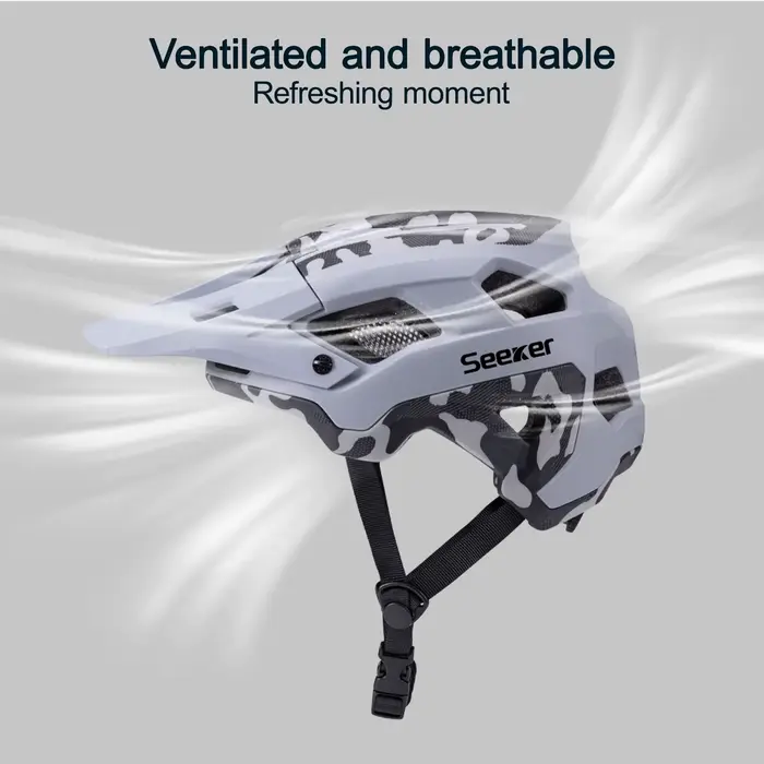 Casque de vélo de montagne Seeker Camouflage