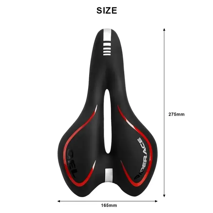 Selle de vélo Gel vtt montagne route siège de cyclisme pour hommes femmes PU cuir Silicone confortable doux antichoc