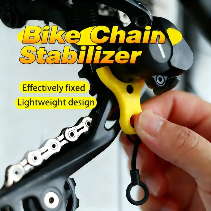 Stabilisateur de chaîne de vélo portable Walosphy pour vélo de route et VTT outil de réparation léger et efficace en noir ou blanc
