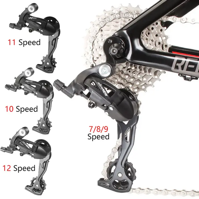 Dérailleur arrière de vélo vtt 7/8/9 10 11 12 vitesses