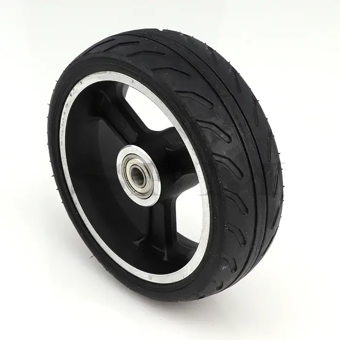 Roues Solides de Haute Qualité, 5 Pouces, Roue Rapide F0, Jackhot, Pneu Solide de Scooter en Fibre d