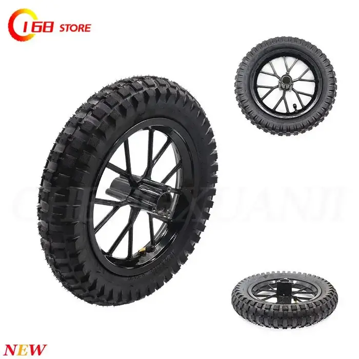 Roues de 12 pouces, roues avant 12 1/2X2.75, adaptées aux vélos électriques, accessoires pour roues 12 1/2X2 1/4