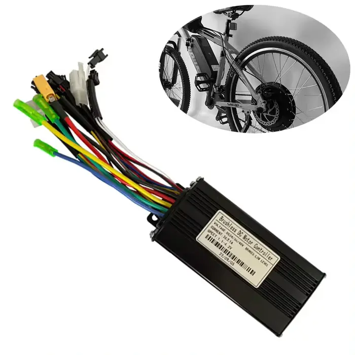 Contrôleur sans balais à onde sinusoïdale pour vélo électrique, vélo électrique, tricycle, pièces de